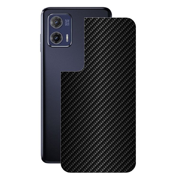 Película para Motorola Moto G73 5G - Traseira de Fibra de Carbono Preta - Gshield