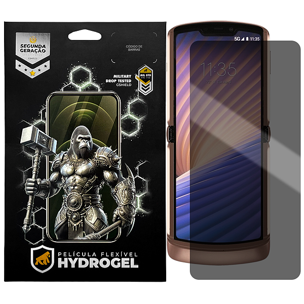 Película para Motorola Razr 5G - Privacidade Hydrogel - Gshield