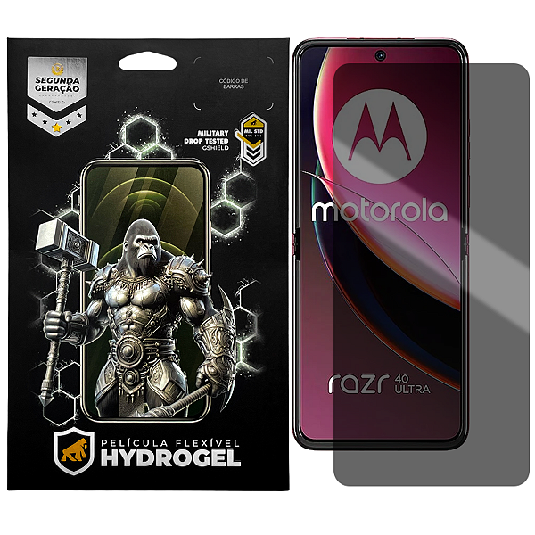 Película para Motorola Razr 40 Ultra 5G - Privacidade Hydrogel - Gshield
