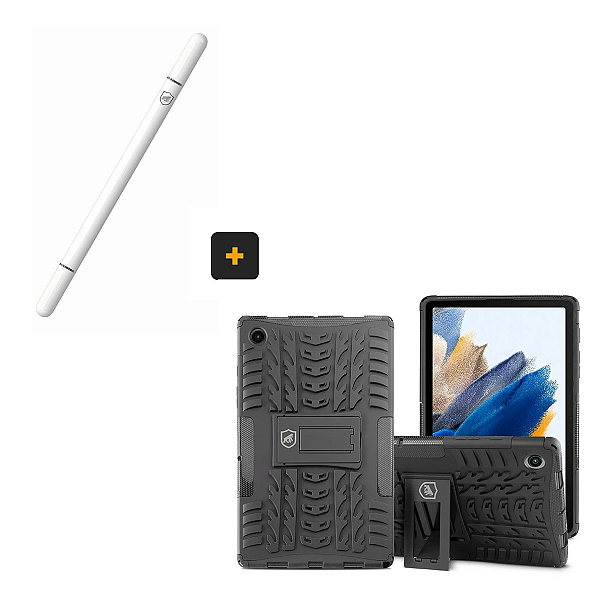 Kit Capa D´Shield para Samsung Galaxy Tab A8 SM-X200 e Caneta Dinamic -Touch e esferográfica-Gshield