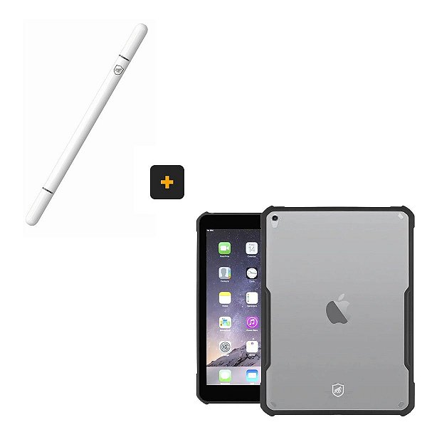 Kit Capa Dual Shock X e Caneta Dinamic para iPad Air 2 - Gshield
