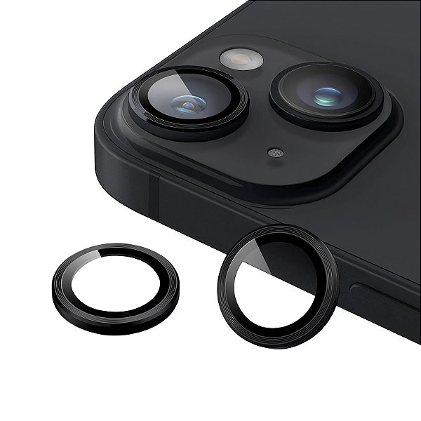 Protetor de Lente para iPhone 13 Mini - One Armor - Frame para câmera - Preto - Gshield