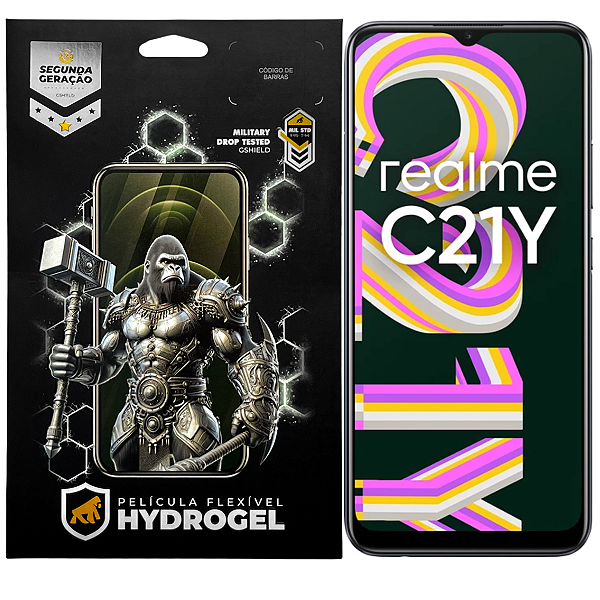 Película para Realme C21Y - Hydrogel Gamer Fosca - Gshield