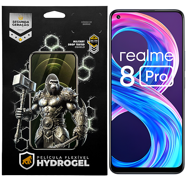 Película para Realme 8 Pro - Hydrogel Gamer Fosca - Gshield