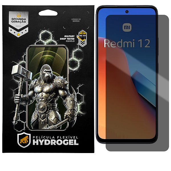 Película para Xiaomi Redmi 12 - Privacidade Hydrogel - Gshield