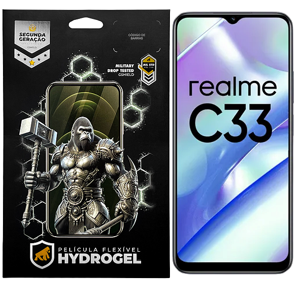 Película para Realme C33 - Hydrogel Gamer Fosca - Gshield