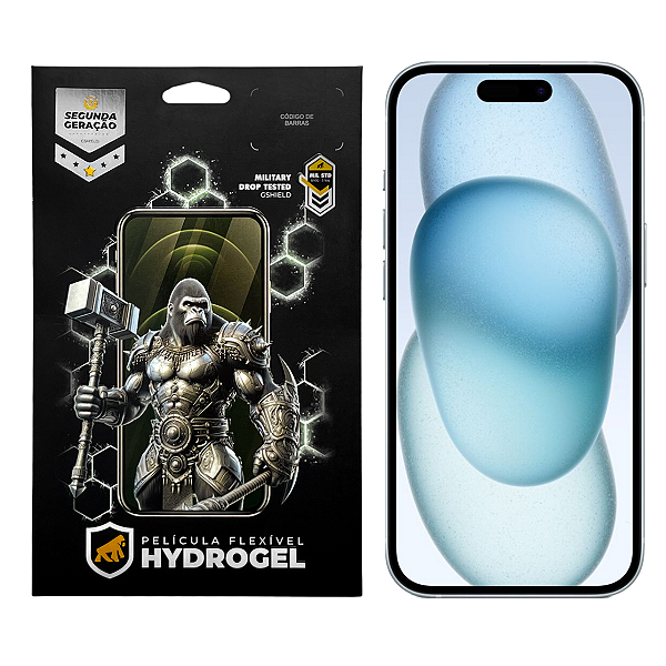 Película para iPhone 15 Plus - Hydrogel Gamer Fosca - Gshield