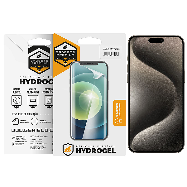 Película para iPhone 15 Pro - Hydrogel HD - Gshield