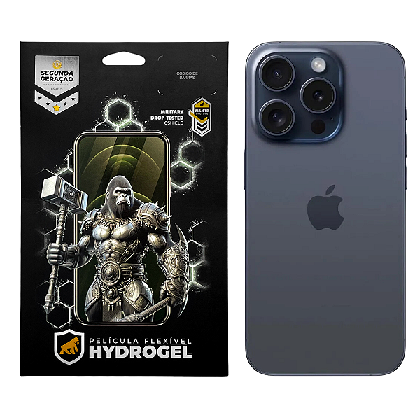 Película para iPhone 15 Pro Max - Traseira Hydrogel HD - Gshield