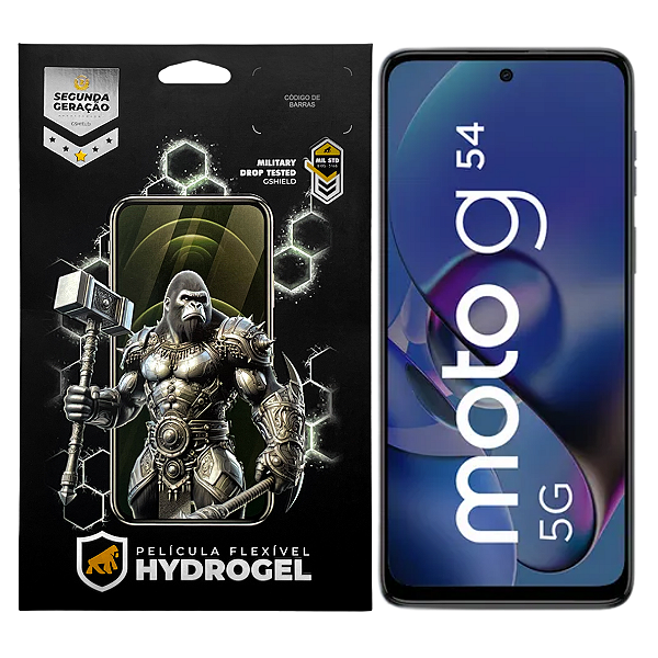 Película para Motorola Moto G54 5G - Hydrogel Gamer Fosca - Gshield