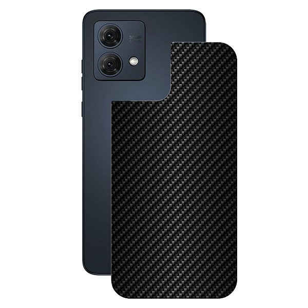 Película para Motorola Moto G84 5G - Traseira de Fibra de Carbono Preta - Gshield