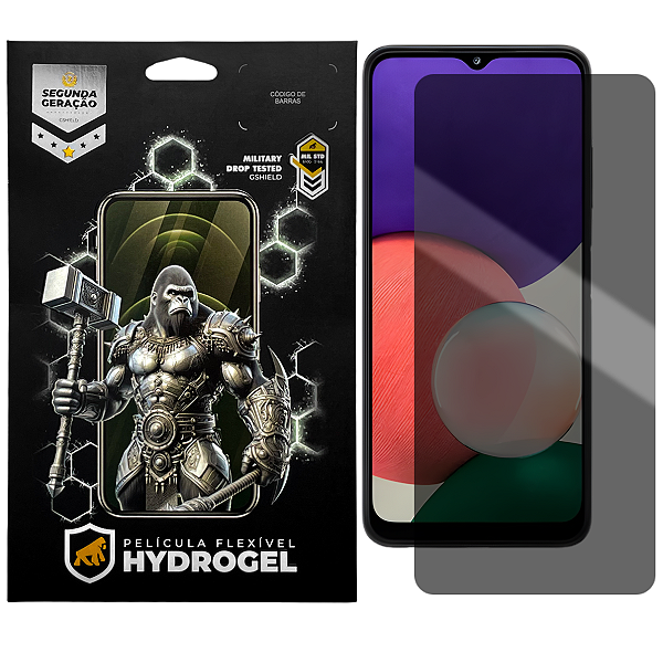Película para Samsung Galaxy A22 5G - Privacidade Hydrogel - Gshield