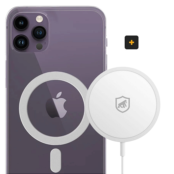 Kit Magsafe - Carregador e Capa para iPhone 14 Pro - Gshield
