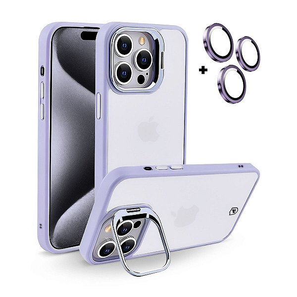 Capa para iPhone 15 Pro - Gravity Lilás - Gshield