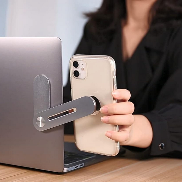 Suporte para Notebook com Grip Magnético para Celular - Gshield