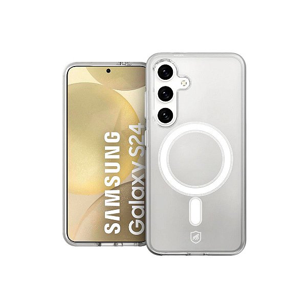 Capa MagSafe para Samsung Galaxy S24 - Transparente - Gshield