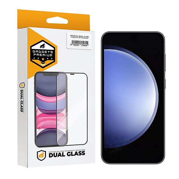 Película para Samsung Galaxy S23 FE - Dual Glass Preta - Gshield