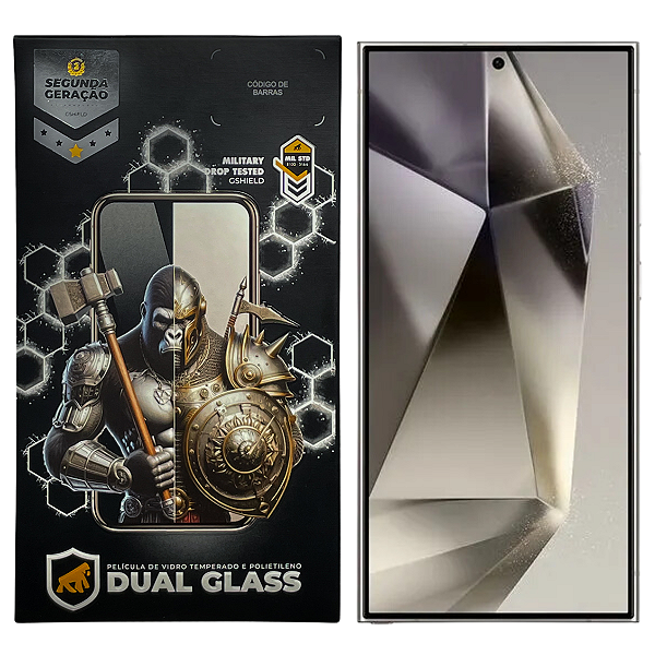 Película para Samsung Galaxy S24 Ultra - Dual Glass Preta - Gshield