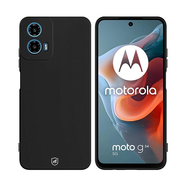 Capa para Motorola Moto G34 5G - Silicon Veloz - Gshield