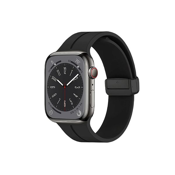 Pulseira Para Apple Watch 42 / 44 / 45 /49MM Armorproof - Preta - Gshield