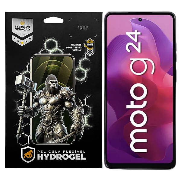 Película para Motorola Moto G24 - Hydrogel Gamer Fosca - Gshield
