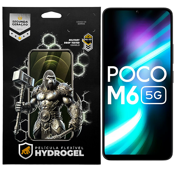 Película para Xiaomi Poco M6 5G - Hydrogel Gamer Fosca - Gshield