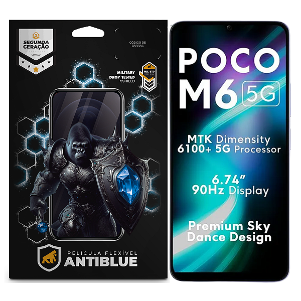 Película para Xiaomi Poco M6 5G - AntiBlue - Gshield