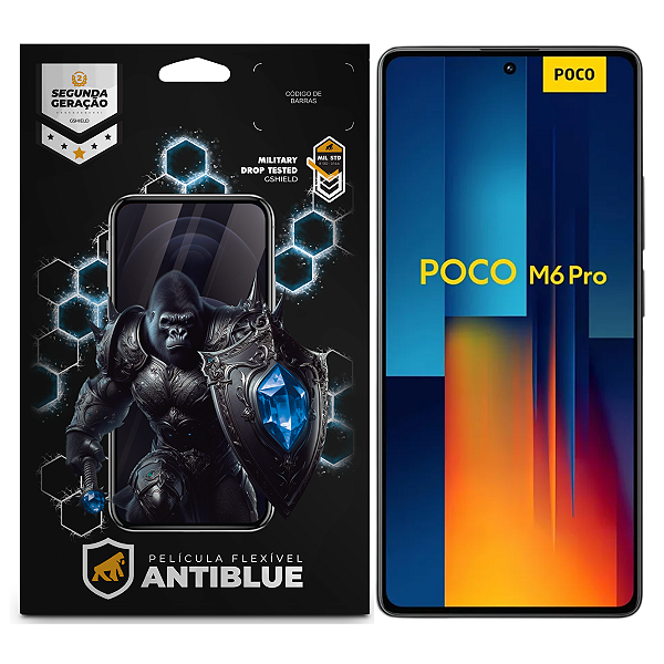 Película para Xiaomi Poco M6 Pro - AntiBlue - Gshield