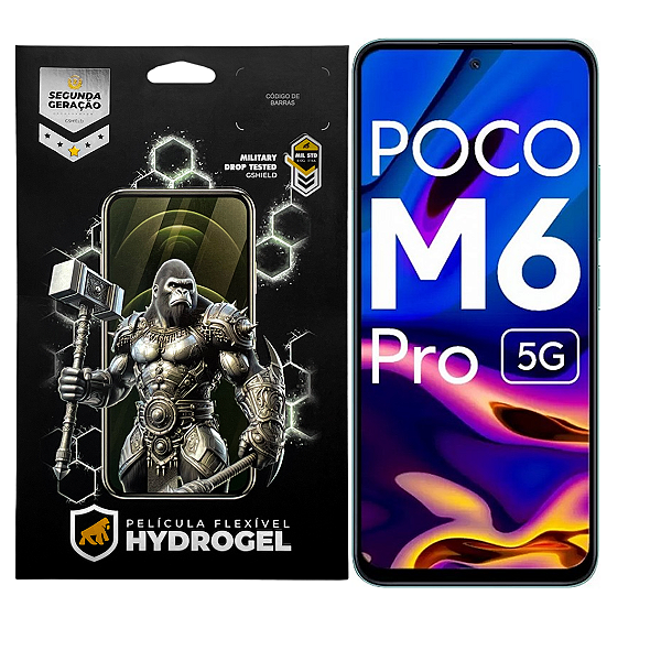 Película para Xiaomi Poco M6 Pro 5G - Hydrogel Gamer Fosca - Gshield