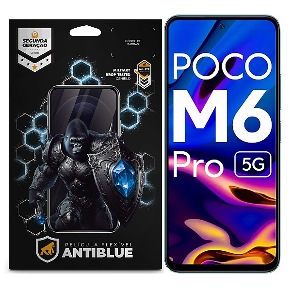 Película para Xiaomi Poco M6 Pro 5G - AntiBlue - Gshield