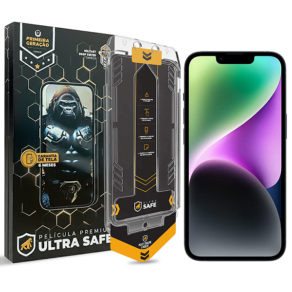 Película para iPhone 14 Plus - Ultra Safe - 6 meses de garantia de tela - Gshield