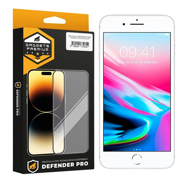 Película para iPhone 7 Plus - Defender Pro - Preta - Gshield