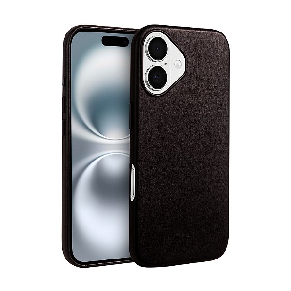 Capa para iPhone 16 - Couro Dual Magsafe - Preta - Gshield