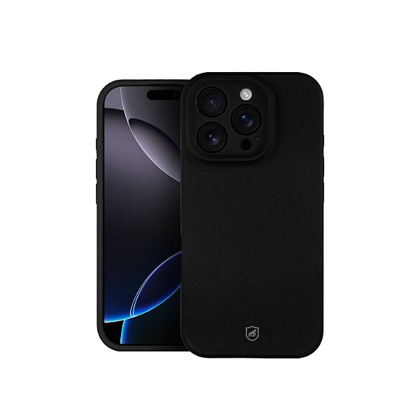 Capa para iPhone 16 Pro Max - Silicon Premium Preta - Gshield