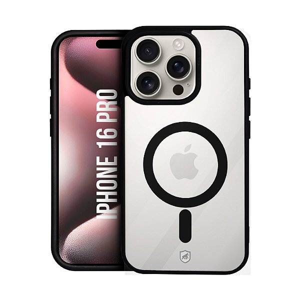 Capa MagSafe para iPhone 16 Pro - Preta - Gshield