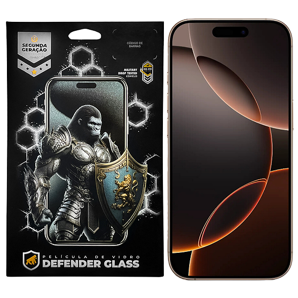 Película para iPhone 16 Pro Max - Defender Glass Preta - Gshield