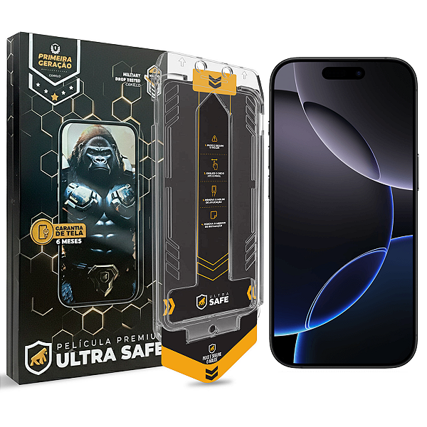 Película para iPhone 16 Pro Max - Ultra Safe - 6 meses de garantia de tela - Gshield