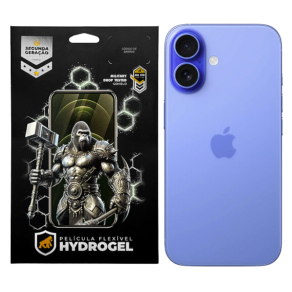 Película para iPhone 16 - Traseira Hydrogel HD - Gshield