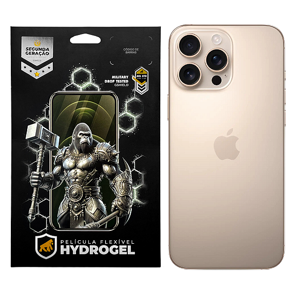 Película para iPhone 16 Pro - Traseira Hydrogel HD - Gshield