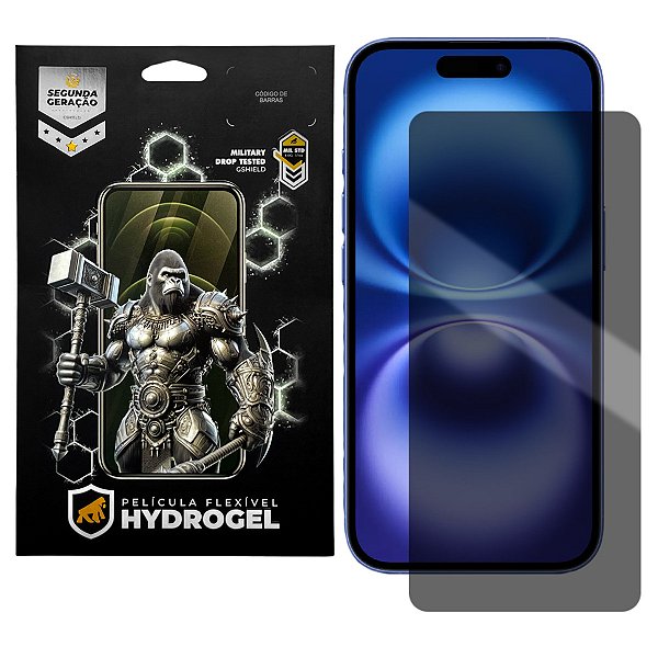 Película para iPhone 16 - Privacidade Hydrogel - Gshield