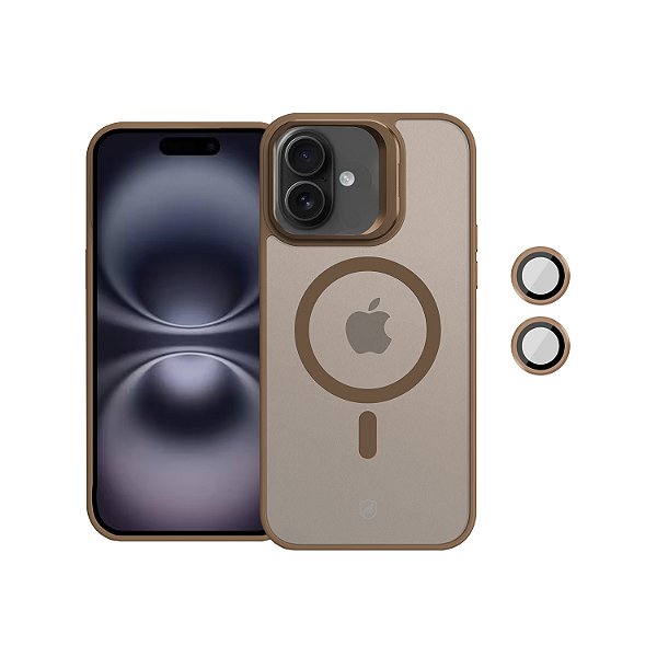 Capa para iPhone 16 - MagSafe Titanium Desert - Gshield