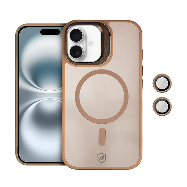 Capa para iPhone 16 - MagSafe Titanium Desert - Gshield