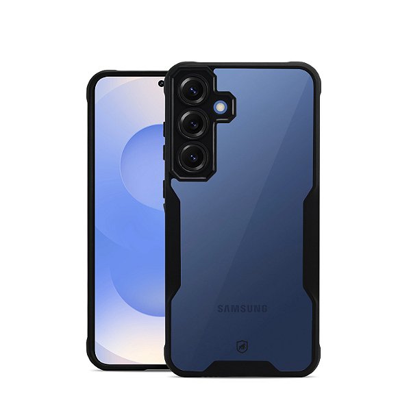 Capa para Samsung Galaxy S25 - Dual Shock Sense Preta - Gshield