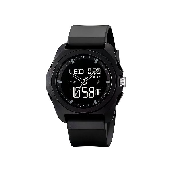 Relógio Analógico e Digital à Prova d’Água com Alarme, Cronômetro e regressivo - Survivor - Gshield