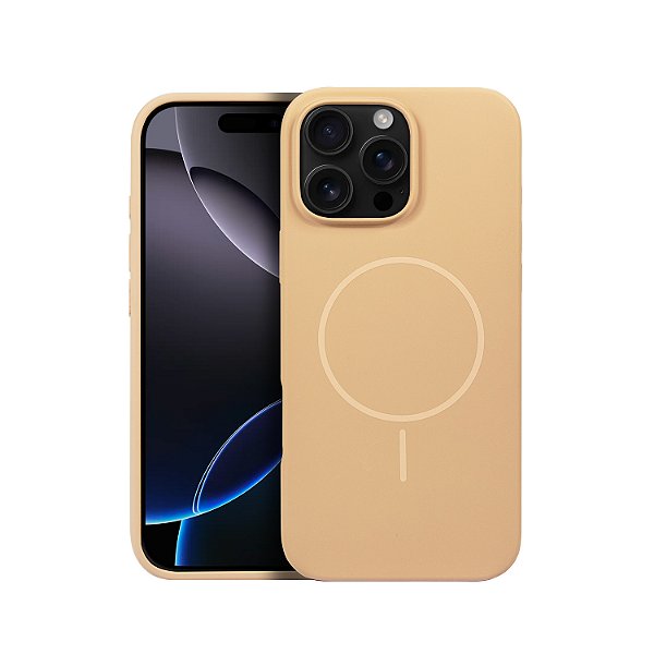 Capa para iPhone 16 Pro Max - Silicon Liquid Magsafe - Desert - Gshield