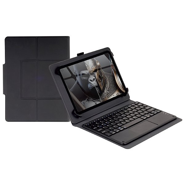 Capa para Tablet de 9 a 11" com Teclado Bluetooth, Touchpad, ABNT2, Suporte para Caneta e Kickstand - Hybrid - Gshield