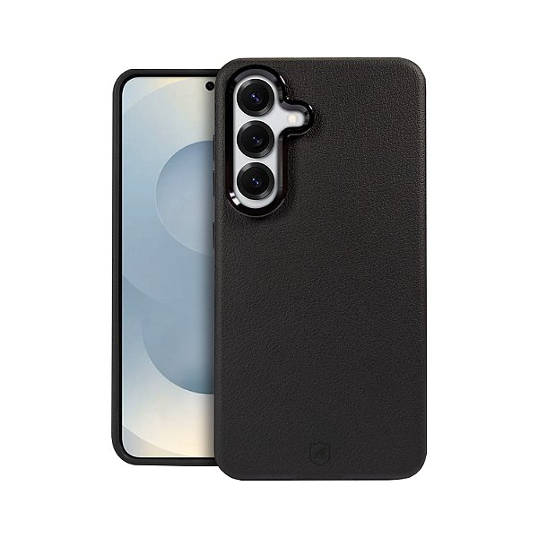 Capa para Samsung Galaxy S25 - Couro Dual Magsafe - Preta - Gshield