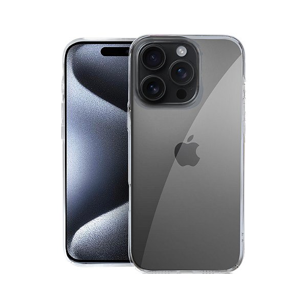 Capa para iPhone 15 Pro Max - Crystal Slim - NÃO AMARELA - Gshield