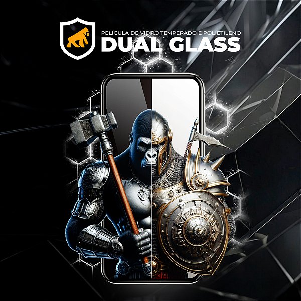 Película para Samsung - Dual Glass Preta - Gshield