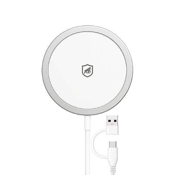Carregador Wireless Magsafe Ultra - Branco - Gshield